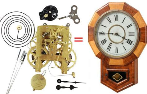 antique clock movement replacements clockworks