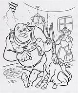 Shrek Coloring Pages Printable Donkey Fiona Color Disney Kids Movie Print Sheets Book Books Puss Ecoloringpage Getcolorings Bestcoloringpagesforkids sketch template