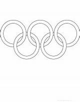 Coloring Olympic Rings Azcoloring sketch template