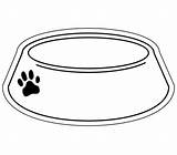 Bowl Pages Empty Coloring Printable Template Sketch sketch template