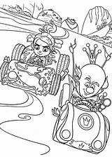 Coloring Pages Vanellope Wreck Ralph Getcolorings Getdrawings sketch template