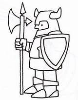 Guerreros Pintar Medievales Gladiadores Niñas Compartan Pretende Motivo Disfrute sketch template