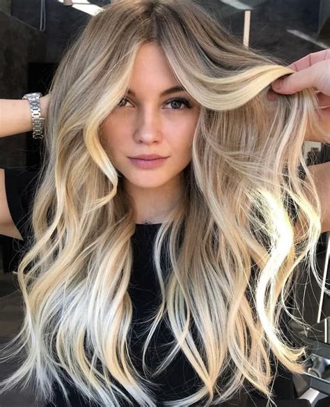 ombre balayage blonde wavy human lace front wigs edw2001