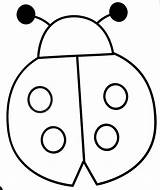 Marienkäfer Ladybug sketch template