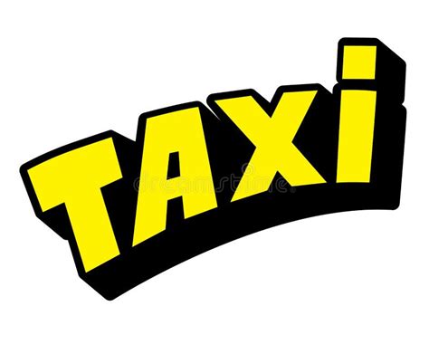 taxi logo stock vector illustration  symbol road
