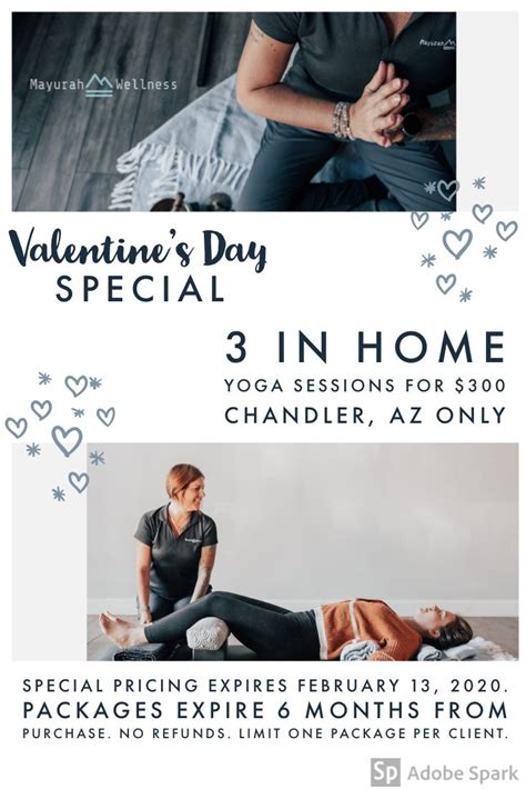 Valentine’s Day Special Yoga Session Private Yoga Yoga