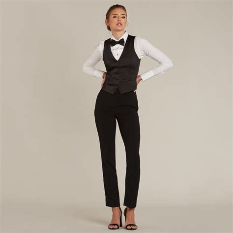 women s black tuxedo vest shop tuxedo for prom girl online little