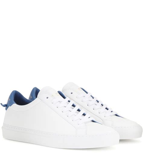 lyst givenchy urban knots leather sneakers  white