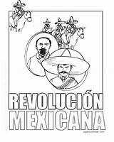 Emiliano Zapata Mexicana Revolucion Revolución Iluminar Coloreasr Casita Vero sketch template