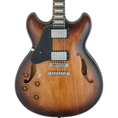 ibanez artcore vintage series asval left handed semi hollowbody electric guitar woodwind