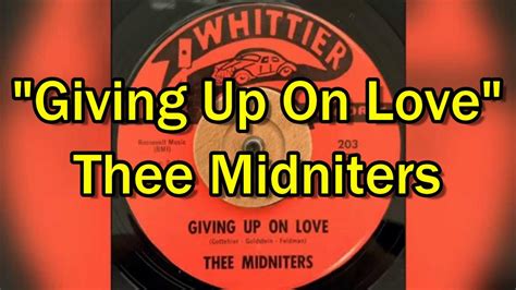 giving   love thee midniters lyrics youtube