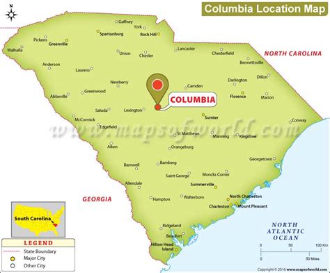 Where Is Columbia South Carolina