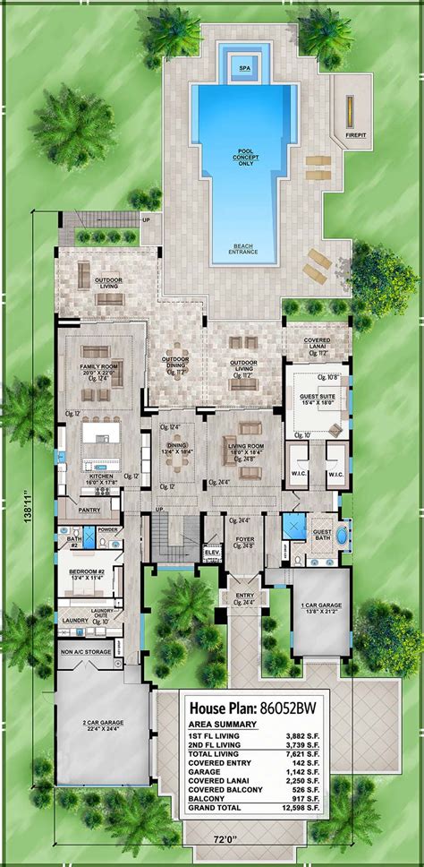 marvelous contemporary house plan  options bw architectural designs house plans