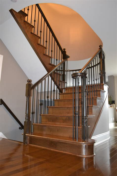 stairs  railings hardwood flooring  staircase recapping  ottawa durowood flooring