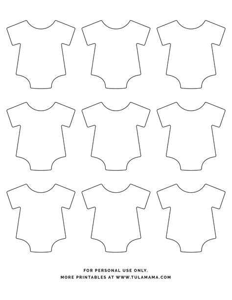 printable onesie outline printable templates