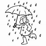 Coloring Umbrella Rain Pages Raindrop Drop Raindrops Drawing Color Getdrawings Running Comments Printable Getcolorings Coloringhome sketch template