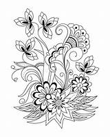Mehndi Henna sketch template