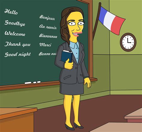 French Teacher T Custom Portrait From Photo As Cartoon Etsy