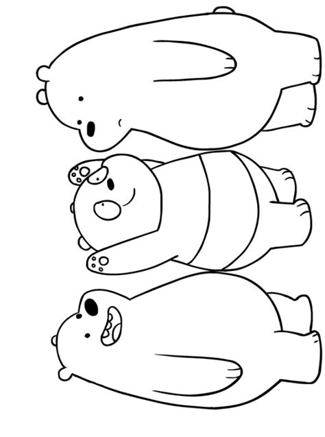 kids  funcom coloring page  bare bears  bare bears