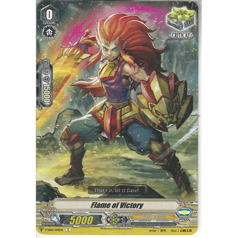 Cardfight Vanguard V Eb10 041en C Flame Of Victory Trading Card