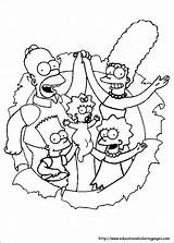 Coloring Pages Simpsons Printable Christmas Color Thesimpsons Print Kids Little Getcolorings Educationalcoloringpages sketch template