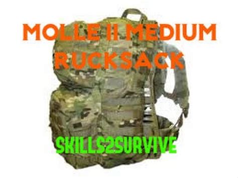 molle ii medium rucksack skillssurvive youtube