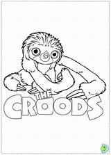 Croods Coloring Pages Belt Sloth Drawing Colouring Dinokids Color Guy Drawings Movie Print Printable Awesome Character Cartoon Kids Adult Sheets sketch template