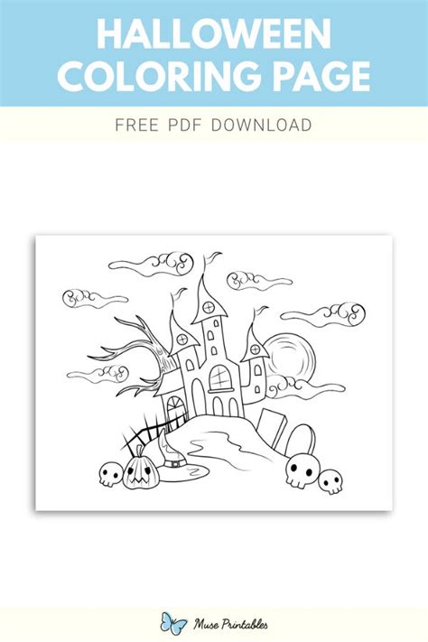 printable halloween coloring page    https