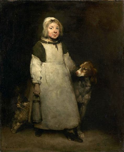 The Little Milkmaid — Augustine Théodule Ribot