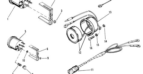 mercury tilt  trim gauge wiring diagram wiring diagram