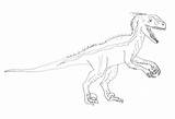 Indoraptor Jurassic Monstruo sketch template