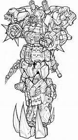 Grimlock Transformers Blitz Prime Optimus Disegni Colorare Robots Tratteggiati sketch template