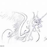 Alicorn Sparkle Twilight sketch template