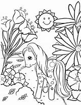 Coloring Pony Pages Little Coloringpages1001 Colorear Para sketch template