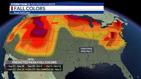 expect peak colors  fall foliage outlook nbc wcmh tv