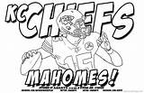 Chiefs Mahomes Kc Xcolorings Nfl 792px sketch template