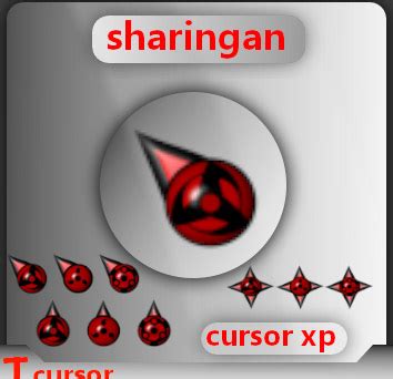 sharingan mouse pointers  cool mouse cursors