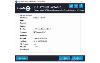 Cigati PDF Protect Tool screenshot #1