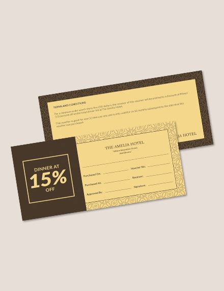 discount ticket voucher template word psd indesign apple pages publisher illustrator
