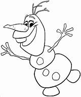 Olaf Coloring Pages Frozens Kids sketch template
