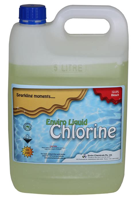 liquid chlorine  bleach enviro chemicals cleaning supplies