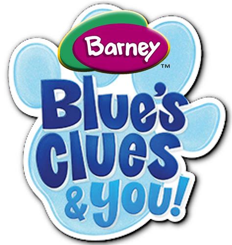 Barney Blue S Clues And You Logo Blue S Clues And You Blues Clues 1105