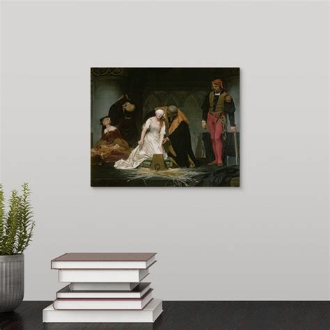 The Execution Of Lady Jane Grey 1833 Canvas Art Print