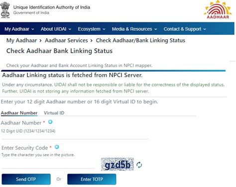 how to check aadhaar and bank account linking status paisabazaar