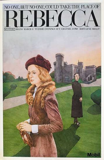 Dp Vintage Posters Rebecca Mobil Masterpiece Theater Tv Poster