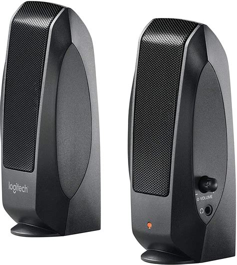 logitech   stereo speakers black pctrust computer sales service