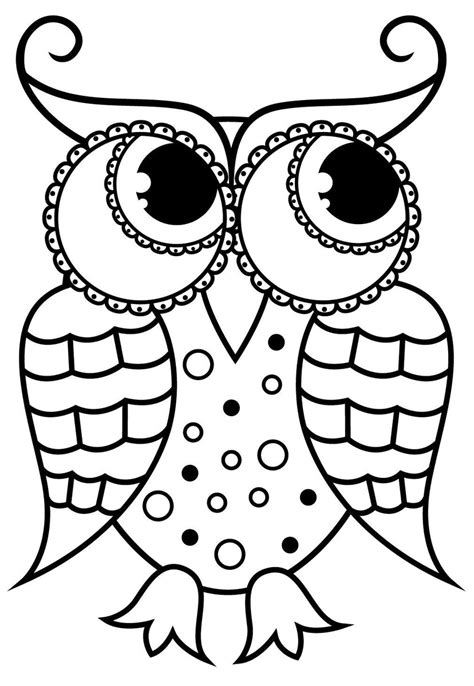 large print owls  coloring book  beginners seniors  visually