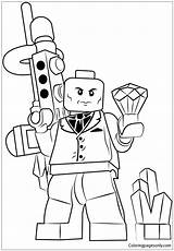 Lego Pages Lex Luthor Coloring Dolls Toys sketch template