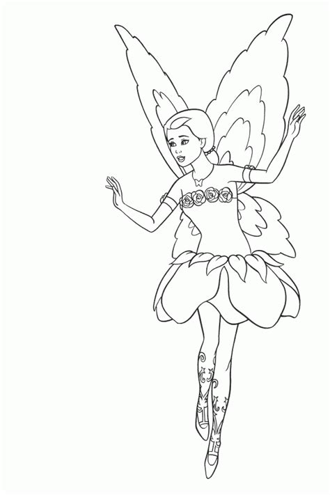 barbie fairy secret coloring pages   printable coloring