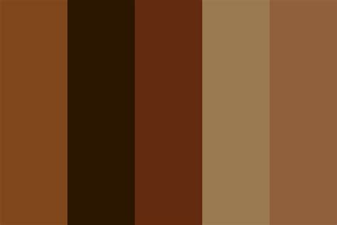 peanut butter lover color palette